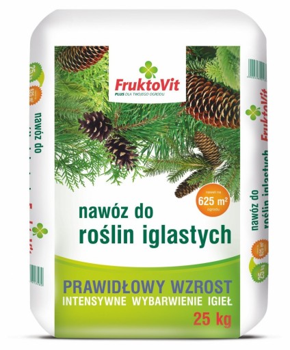ФРУКТОВИТ УДОБРЕНИЕ ДЛЯ ХВОЙНЫХ TUI CISOW 25 КГ ГРАНУЛЯТЫ