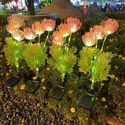 СИД СОЛНЕЧНАЯ САДОВАЯ ЛАМПА SPIDER LILY LYCORIS AMARYLLIS 72 см