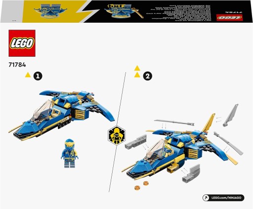 ПОДАРОЧНЫЙ КОНСТРУКТОР LEGO САМОЛЕТ NINJAGO JET NINJAGO