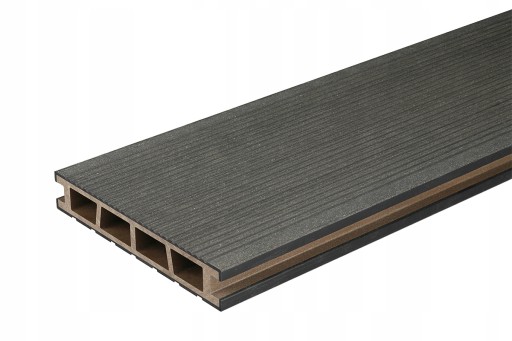 Террасная доска Bergdeck ДПК 2,4 м x 0,15 м Черный