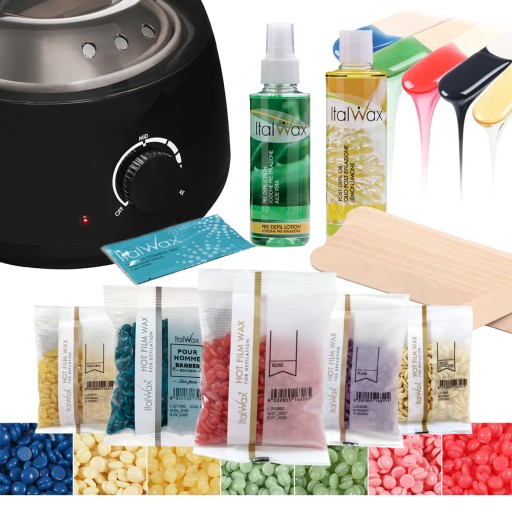 Набор для депиляции, 5 капель твердого воска Wax HEATER косметический