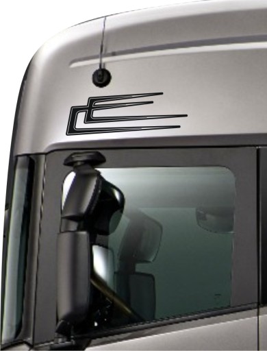 Naklejka na ciężarówkę tir scania bok TRIBAL strzałki *60cm *Kolory