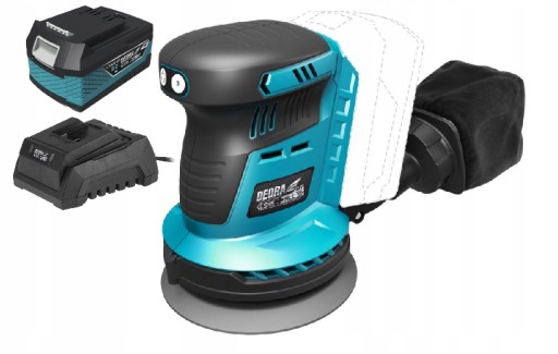 ЭКСЦЕНТРИЧЕСКАЯ ШЛИФОВАЛЬНАЯ МАШИНА DEDRA SAS+ 18V DED7062