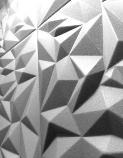 Потолочные кессоны, 3D стеновые панели, АМЕТИСТ СЕРЫЙ