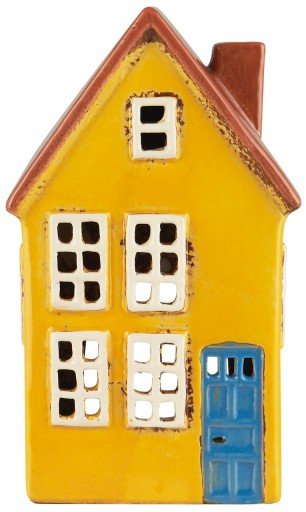 DOMEK ceramiczny LAMPION KAMIENICZKA tealigth LATARENKA IB LAURSEN 19 cm