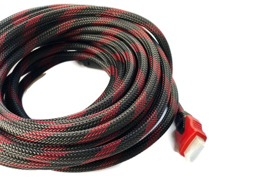 Кабель HDMI 10 м, плетеный кабель HDMI-HDMI, LED-телевизор FULL HD 3K ULTRA