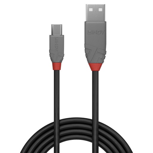 Кабель USB 2.0 типа A Micro-B Lindy Anthra 36733 2 м