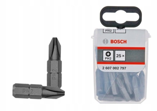 БИТА BOSCH PH2 ДЛЯ ЧЕРНЫХ ВИНТОВ ОРИГИНАЛ