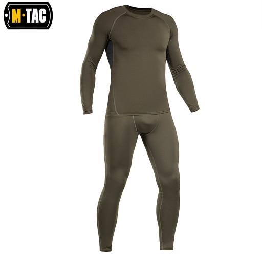 BIELIZNA TERMOAKTYWNA TERMICZNA THERMOLINE KOMPLET M-TAC OLIVE XL