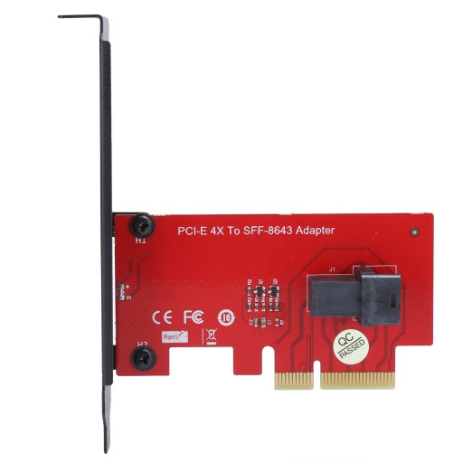 Конвертер карт SFF-8643 в PCI-E 4X с 1 слотом