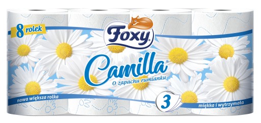 Туалетная бумага Foxy Camilla 8 шт.