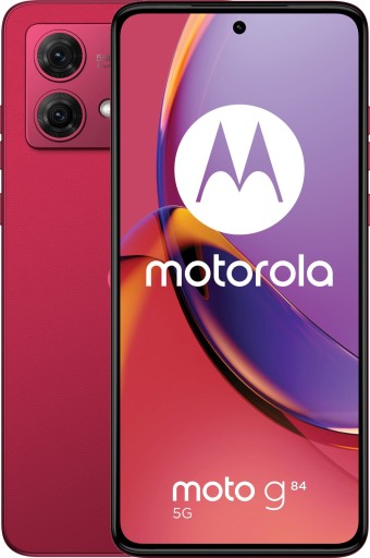 Смартфон MOTOROLA G84 12 ГБ/256 ГБ красный Viva Magenta