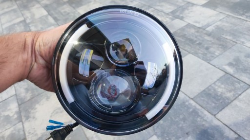 7 CALI REFLEKTOR LAMPA LED PRZEDNIA MOTOCYKL 150W