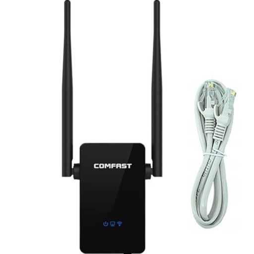 УСИЛИТЕЛЬ СЕТЕВОГО СИГНАЛА РЕПИТЕР WiFi ВЫСОКОГО ДИАПАЗОНА 2 АНТЕННЫ WiFi 300 Мбит/с