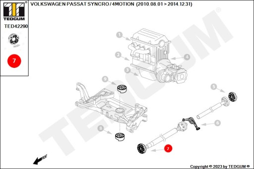 ГИБКОЕ СОЕДИНЕНИЕ ПРИВОДНОГО ВАЛА AUDI SEAT SKODA VW