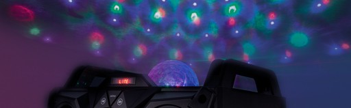 КАРАОКЕ БУМБОКС LED USB BT комплект ПУЛЬТ МИКРОФОНА