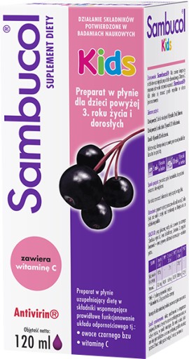 Sambucol Kids, сироп для детей выше 3 года, 120 мл