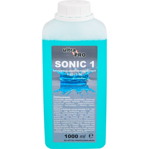 Ультразвуковой очиститель жидкость 1л концентрат SONIC