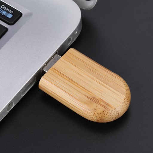 овальная деревянная флешка USB 3.0 в корпусе с U-диском