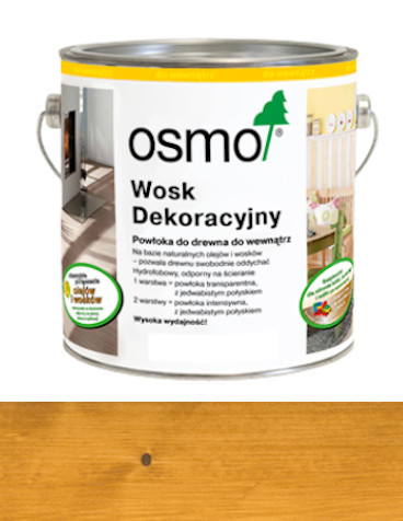 OSMO ДЕКОРАТИВНЫЙ ВОСК ДЛЯ ДЕРЕВА 3103 ДУБ СВЕТЛЫЙ 0,75л