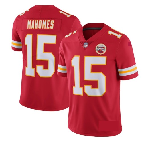 Футболка НФЛ из трикотажа PATRICK MAHOMES 15 KANSAS CITY, размер S
