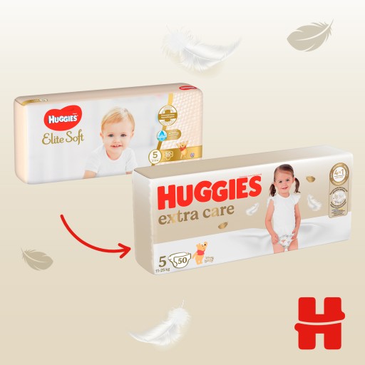 Подгузники HUGGIES Extra Care Mega 5 50 шт + Ночные подгузники 17 шт