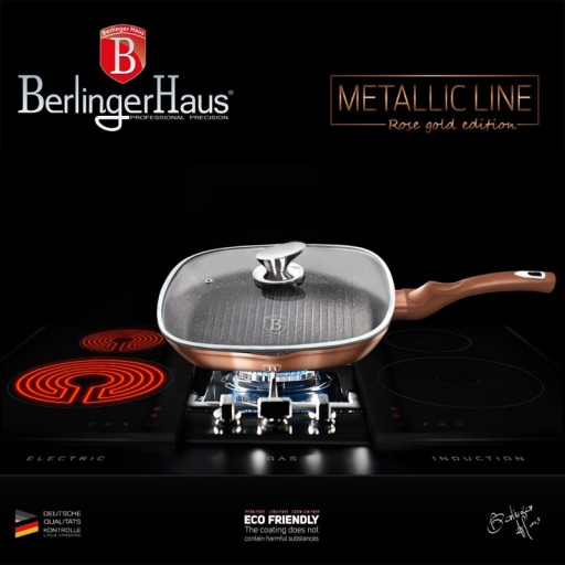Сковорода-гриль Berlinger Haus ROSE GOLD BH 1610