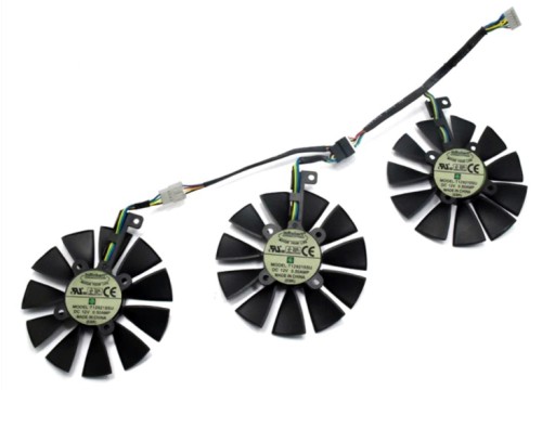 ВЕНТИЛЯТОРЫ ДЛЯ КАРТ ASUS GTX 1060 1070 TI 1080 1080Ti