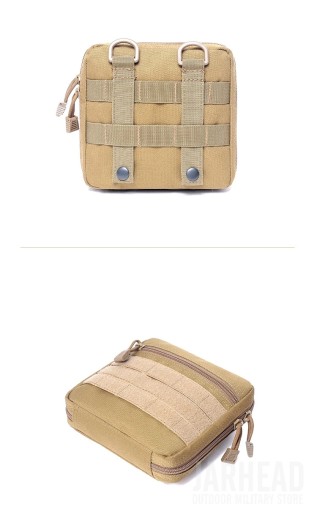 1000D Аптечка первой помощи, тактическая сумка-амфибия Molle с крючком и петлей-амфибией
