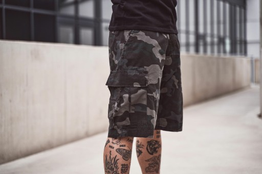 KRÓTKIE SPODENKI MĘSKIE BOJÓWKI WOJSKOWE BRANDIT BDU MORO DARK CAMO 3XL