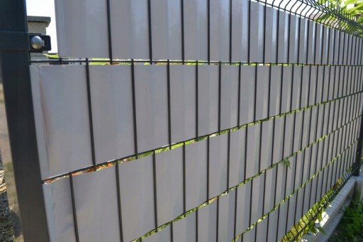 ЛЕНТА ДЛЯ ЗАБОРА СЕРАЯ узкая 4,75х35м + ЗАЖИМЫ