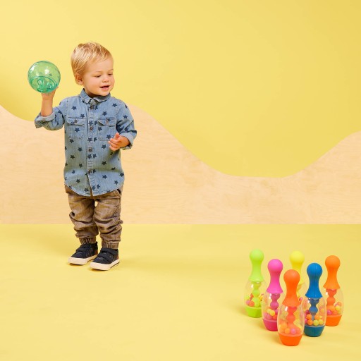 B.Toys Let's Glow Боулинг оранжевый