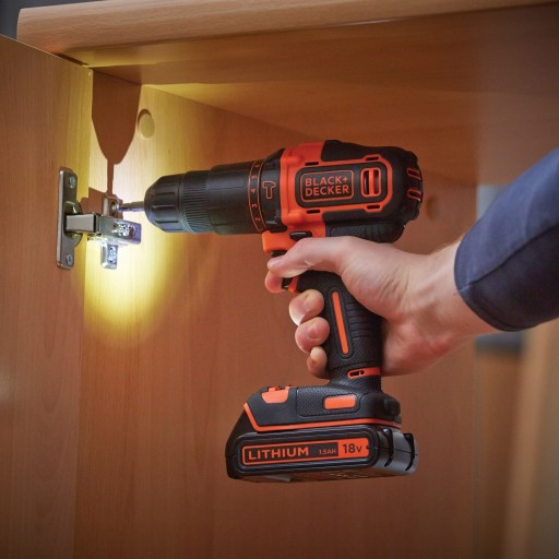 BLACK DECKER BDCHD18K Wkrętarka udarowa 18V 1.5Ah
