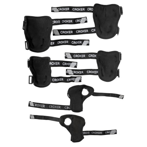 Защитные чехлы для роликовых коньков Croxer Porto Black S — комплект