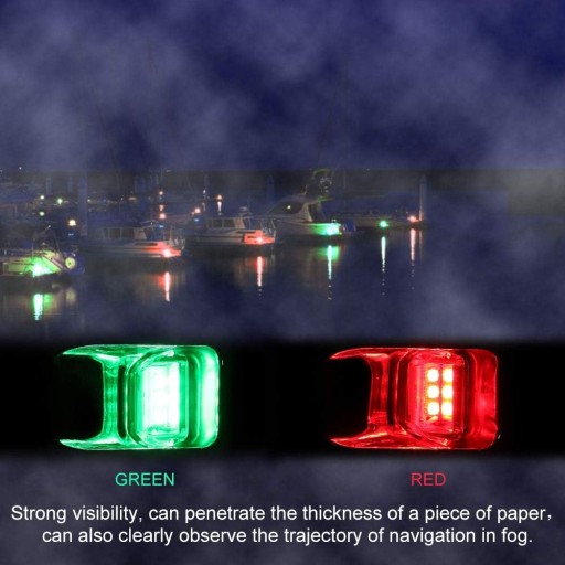 Lampy nawigacyjne LED 120 ° wpuszczane