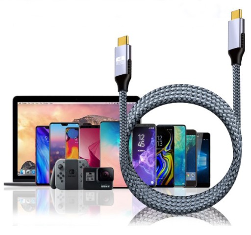 USB-C Thunderbolt 3, 100 Вт, 20 ГБ, 4K, 60 Гц, AV-кабель, 2 м