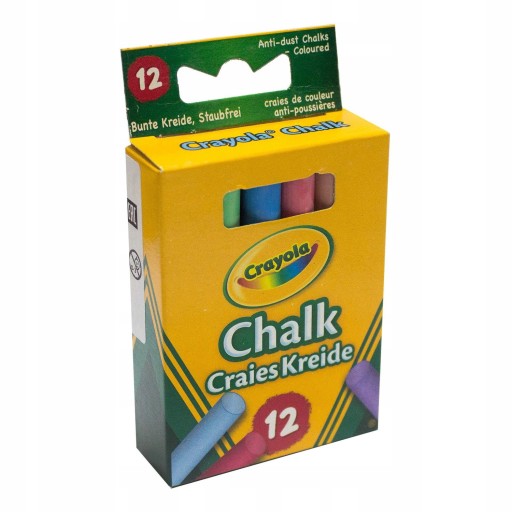 НАБОР НЕОНОВЫХ МЕЛОВ Цвета БЕЗПЫЛЫЕ МЕЛКИ Crayola ДЛЯ ДЕТЕЙ