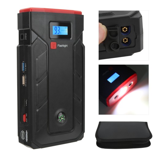 Стартер 12000 мАч 1000 А пик. 2 порта USB с