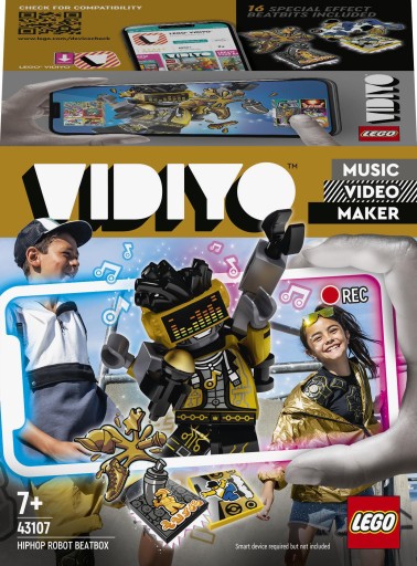 LEGO VIDIYO Битбокс хип-хоп робота 43107