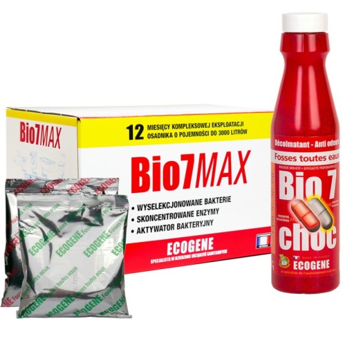 Бактерии Bio7 для очистных сооружений ЖИРЫ + СТАРТЕР + ЛИПАЗА ДЕГАТИРОВАНИЕ В ГОД