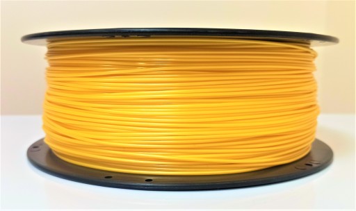 FILAMENT Plastspaw PLA 1,75 mm 1kg Crystal Żółty