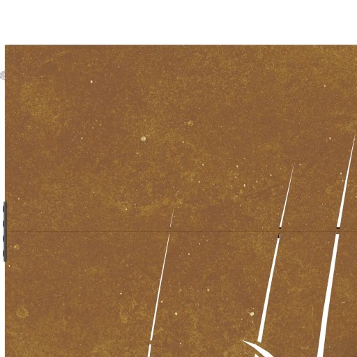 Садовые ворота Corten 105x205 см - ржавчина