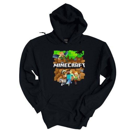 DTF Transfer Naprasowanka na Ubrania Minecraft