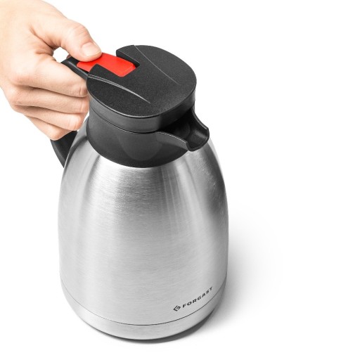 СТАЛЬНОЙ ТЕРМОС С КНОПКОЙ 1,5 Л FORGAST FG05815