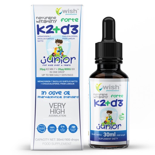 Witamina K2 MK-7 + D3 Junior w Kroplach 30ml