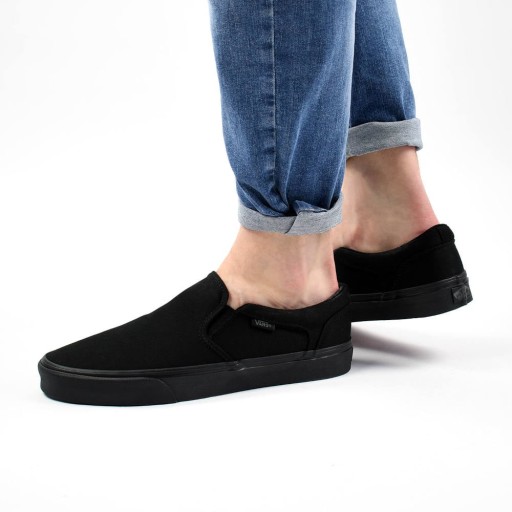 Buty trampki męskie czarne old skool Vans Asher 44