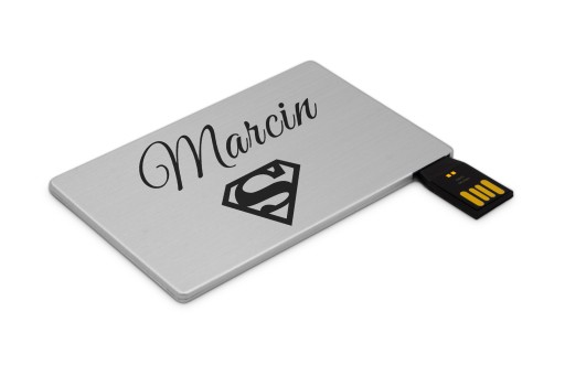 USB-накопитель 32 ГБ Кредитная карта с ГРАВИРОВКОЙ