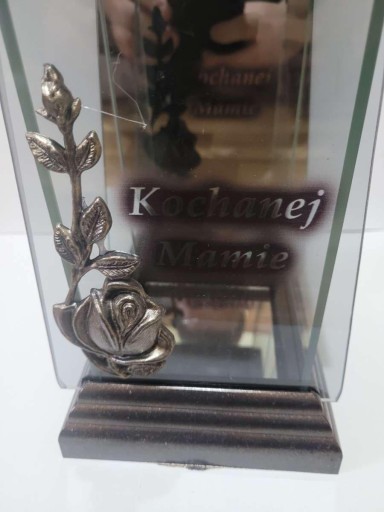 Znicz Kapliczka z dedykacją 'Kochanej Mamie'