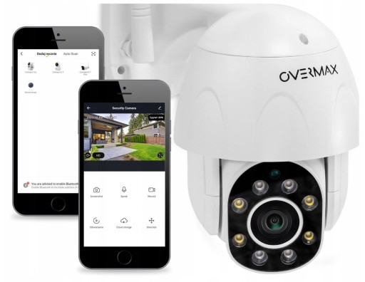 НАРУЖНАЯ ВРАЩАЮЩАЯСЯ КАМЕРА IP WiFi CAMSPOT 4.9 FULL HD МОНИТОРИНГ RJ-45 IR