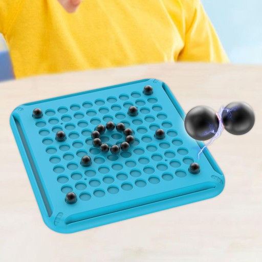 Игрушка в шахматы для досуга, игрушка для координации рук и глаз, портативный шахматный набор с 30 магнитами